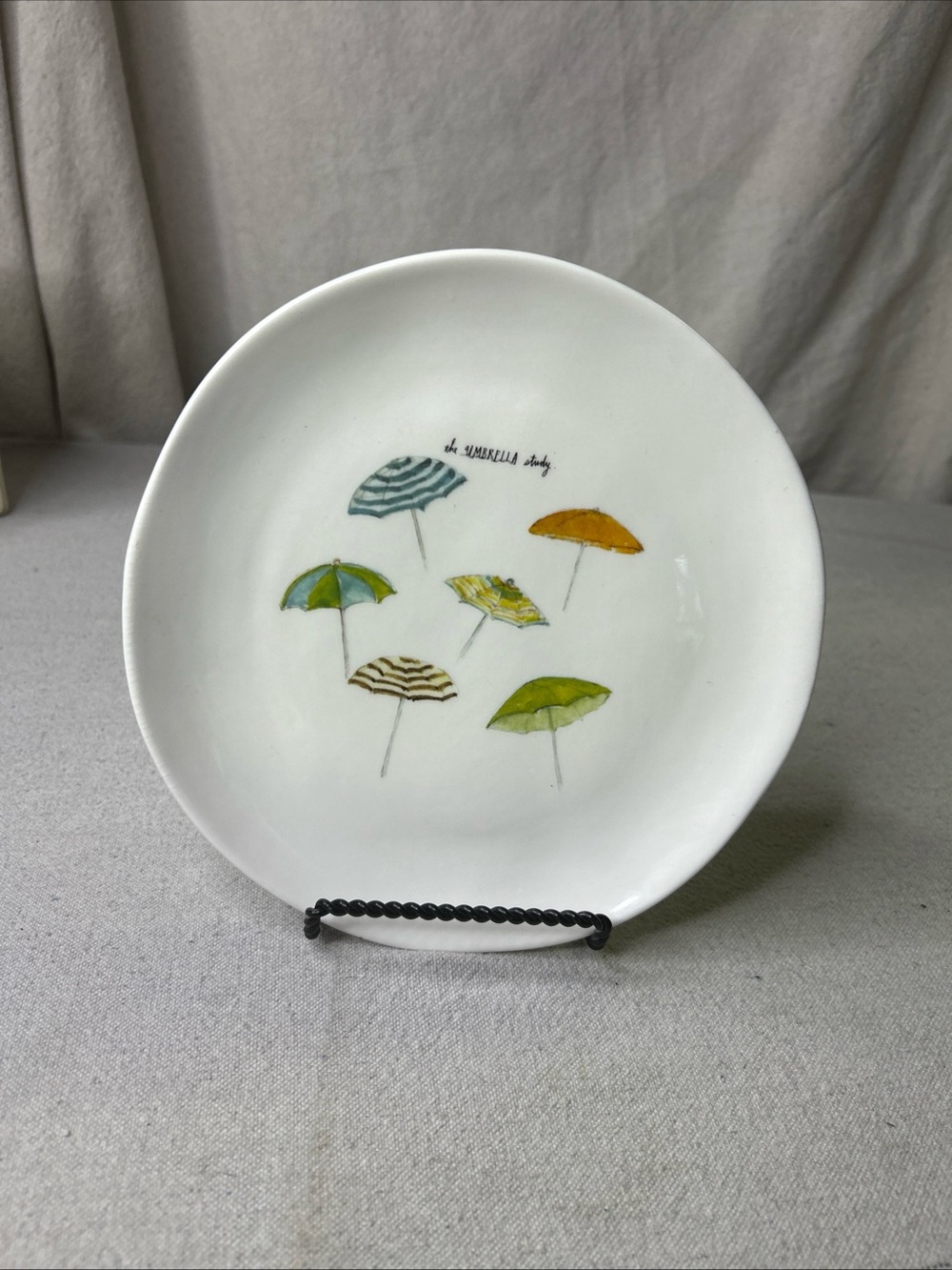 Rae Dunn French Sketch Boutique Salad Plate